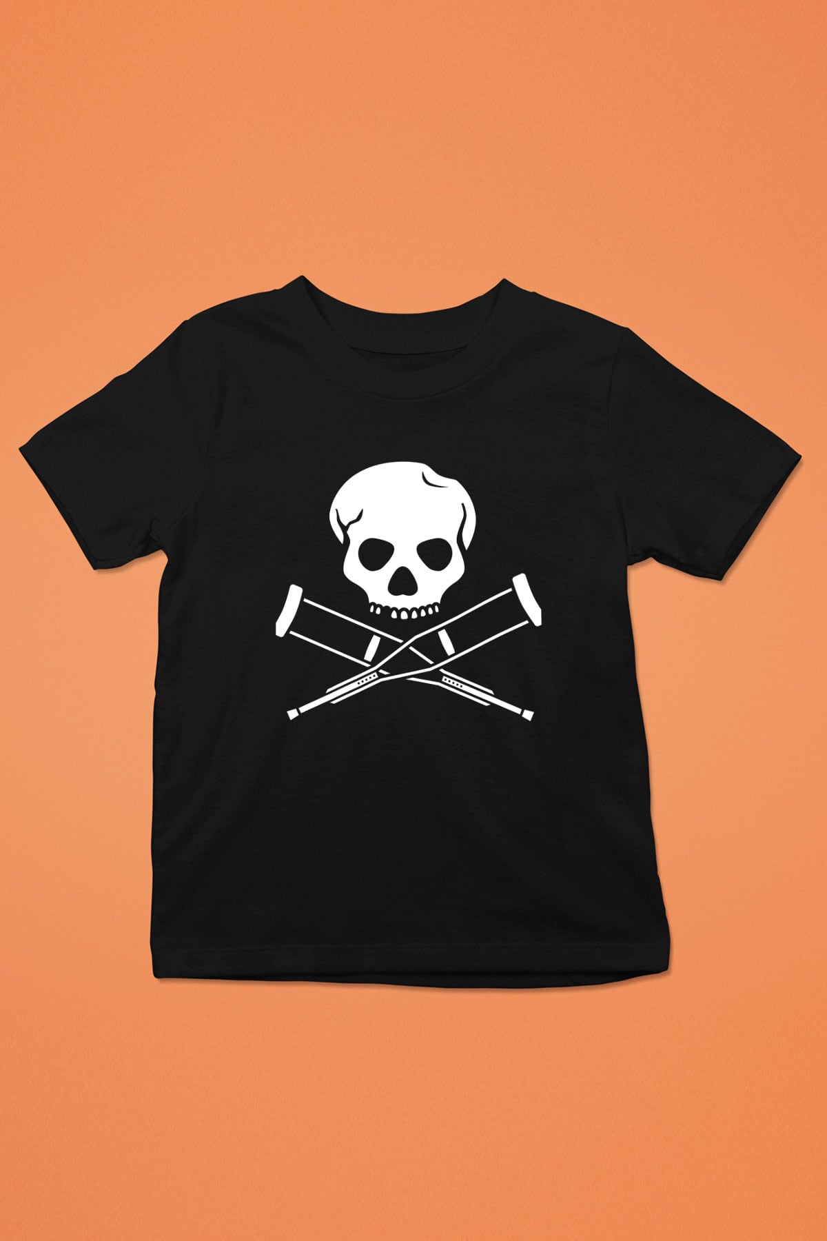 Jackass Baskılı Siyah Unisex Çocuk Tişört