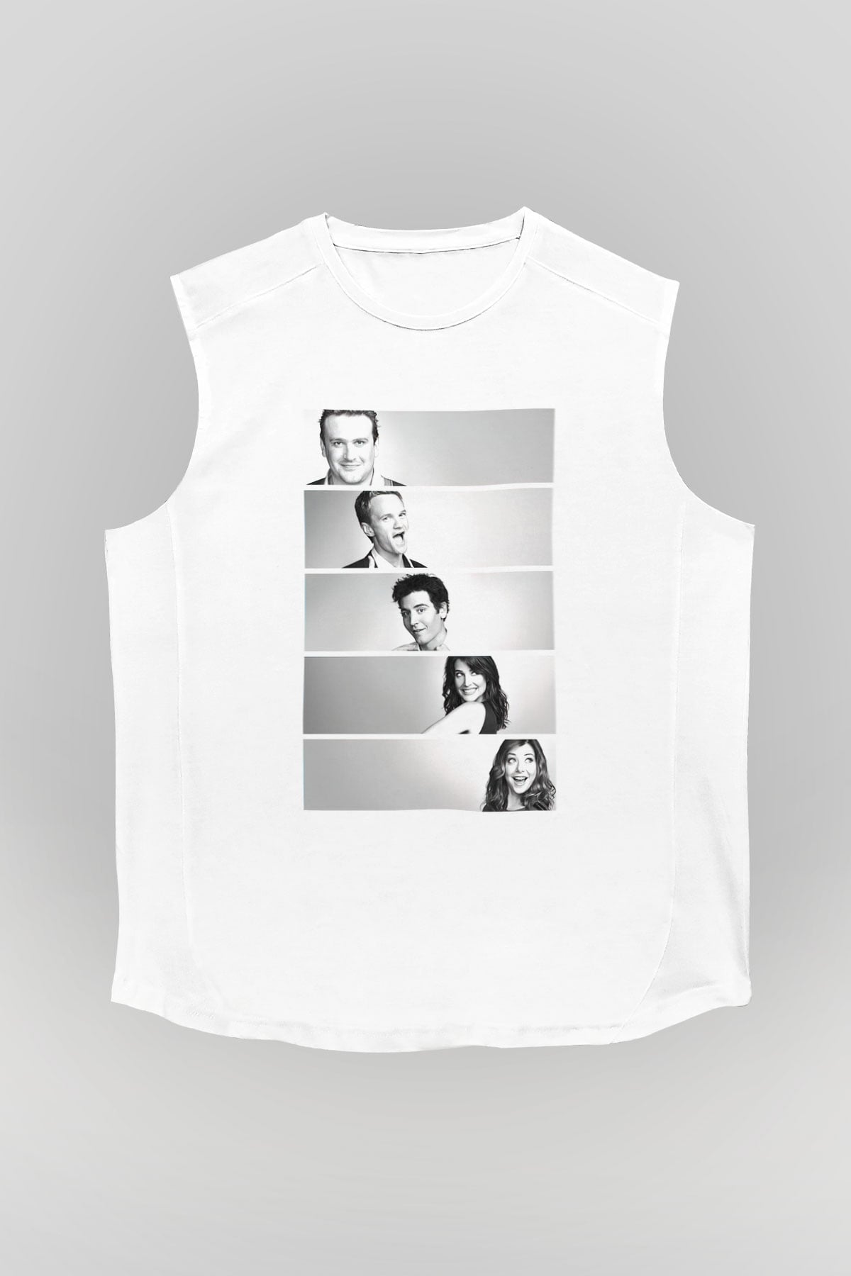 Jackass Beyaz Unisex Kolsuz Tişört