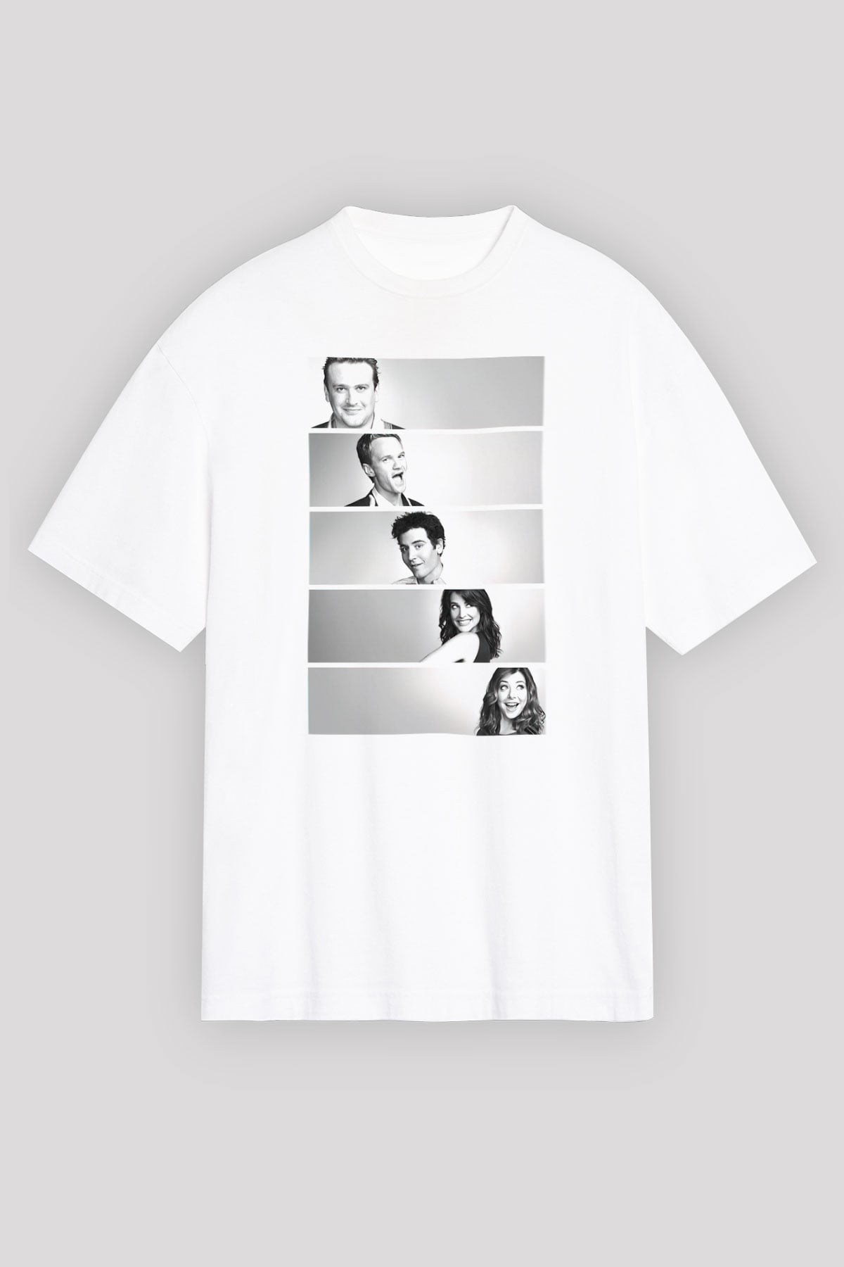 Jackass Beyaz Unisex Oversize Tişört T-Shirt