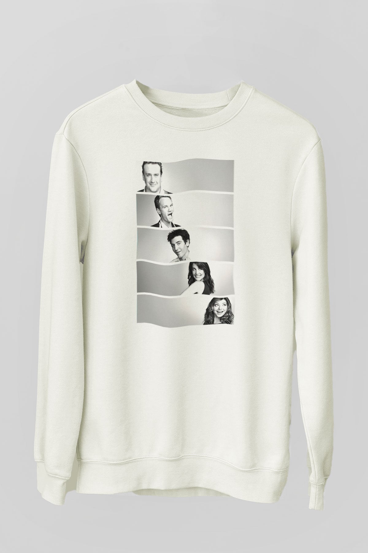 Jackass Beyaz Unisex Sweatshirt