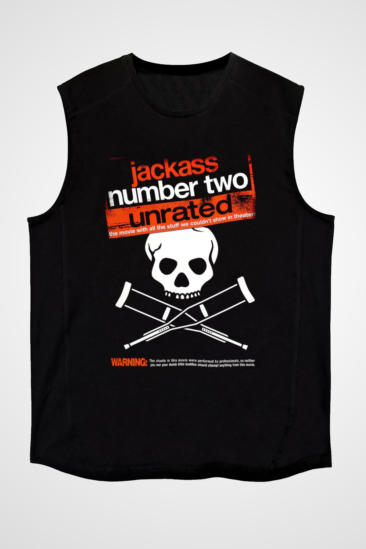 Jackass Siyah Unisex Kolsuz Tişört