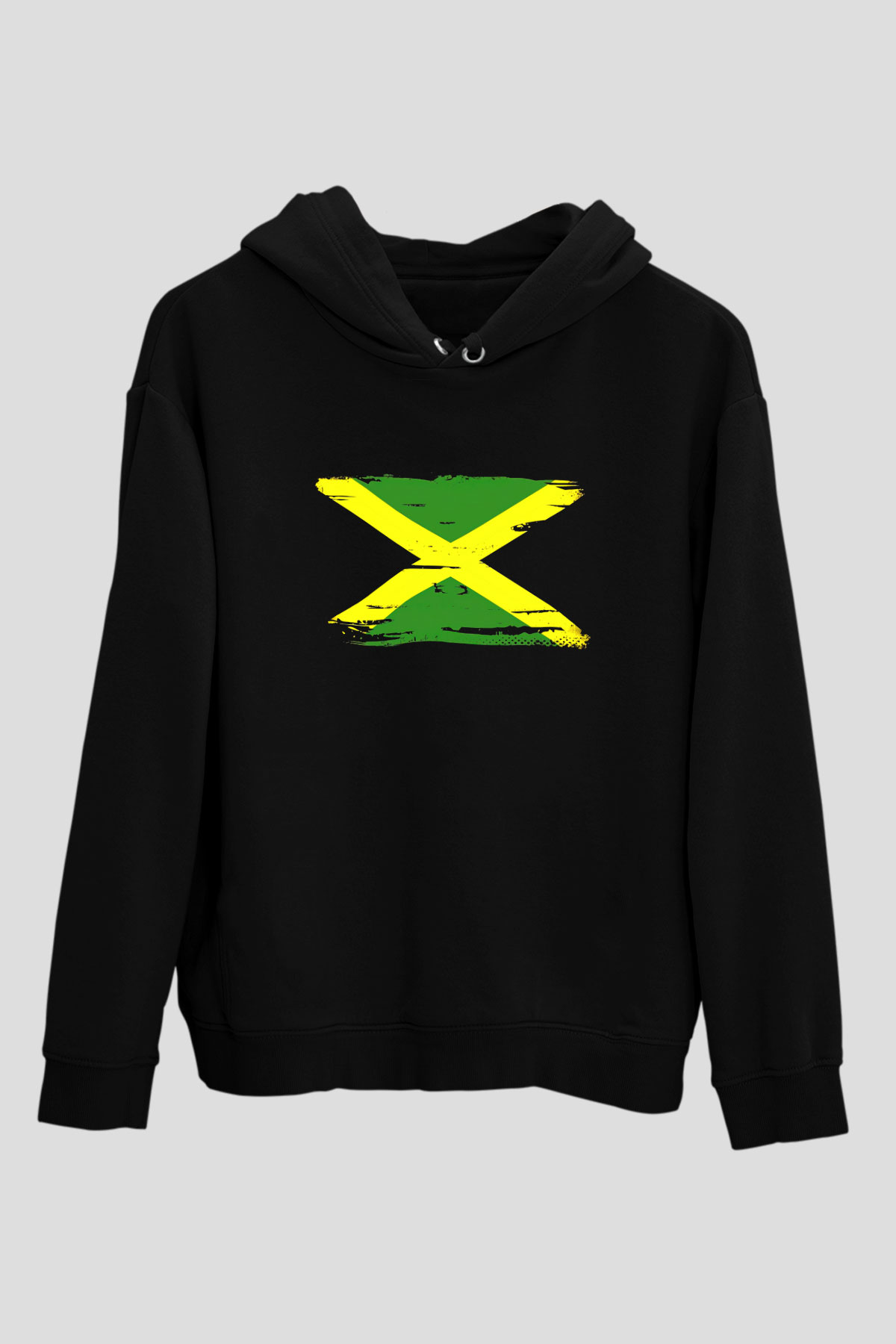 Jamaika Siyah Unisex Hoodie