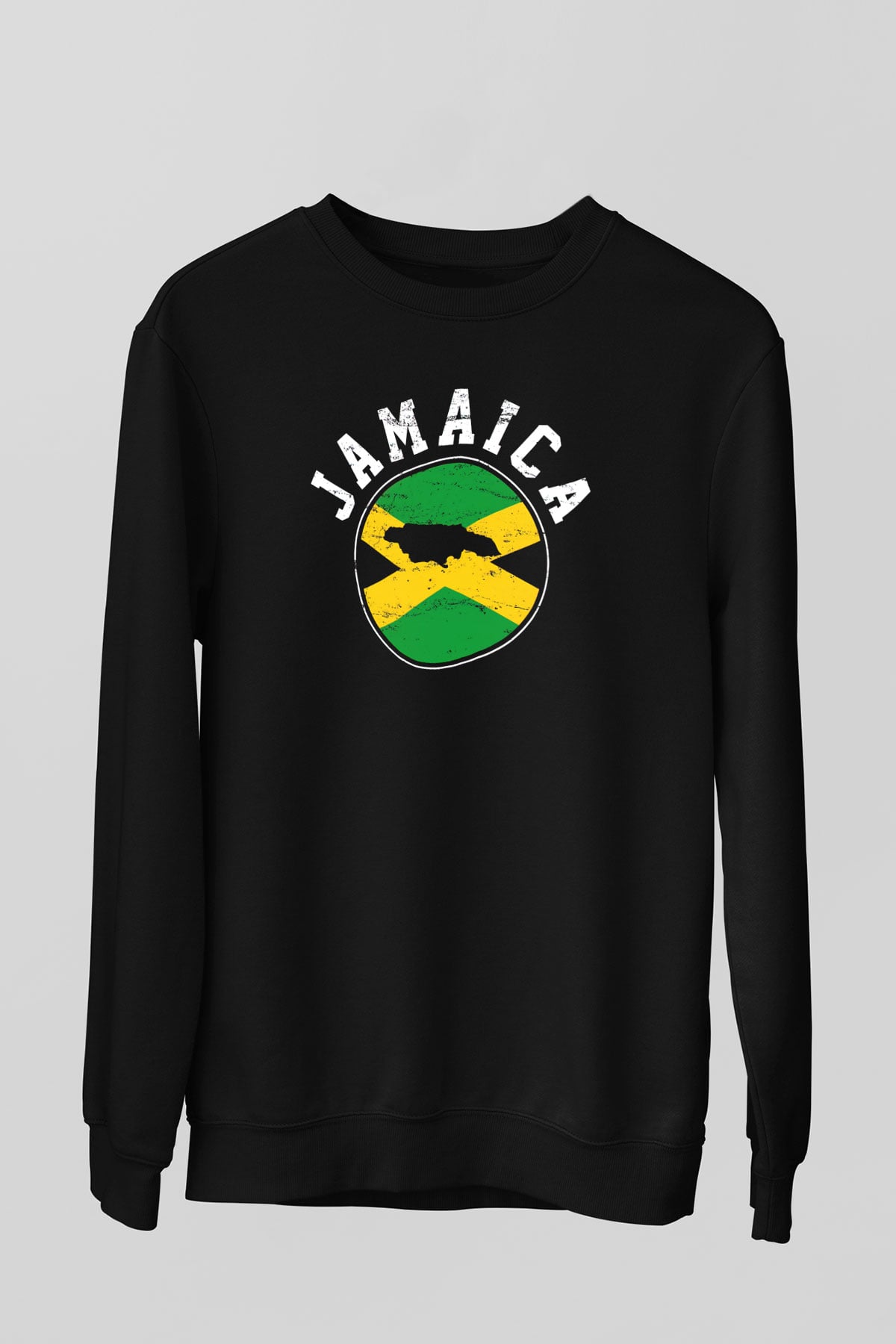 Jamaika Siyah Unisex Sweatshirt
