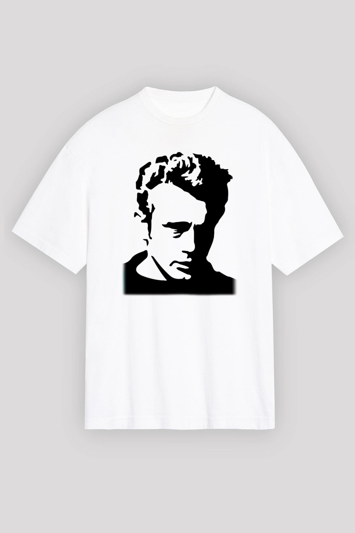James Dean Beyaz Unisex Oversize Tişört T-Shirt