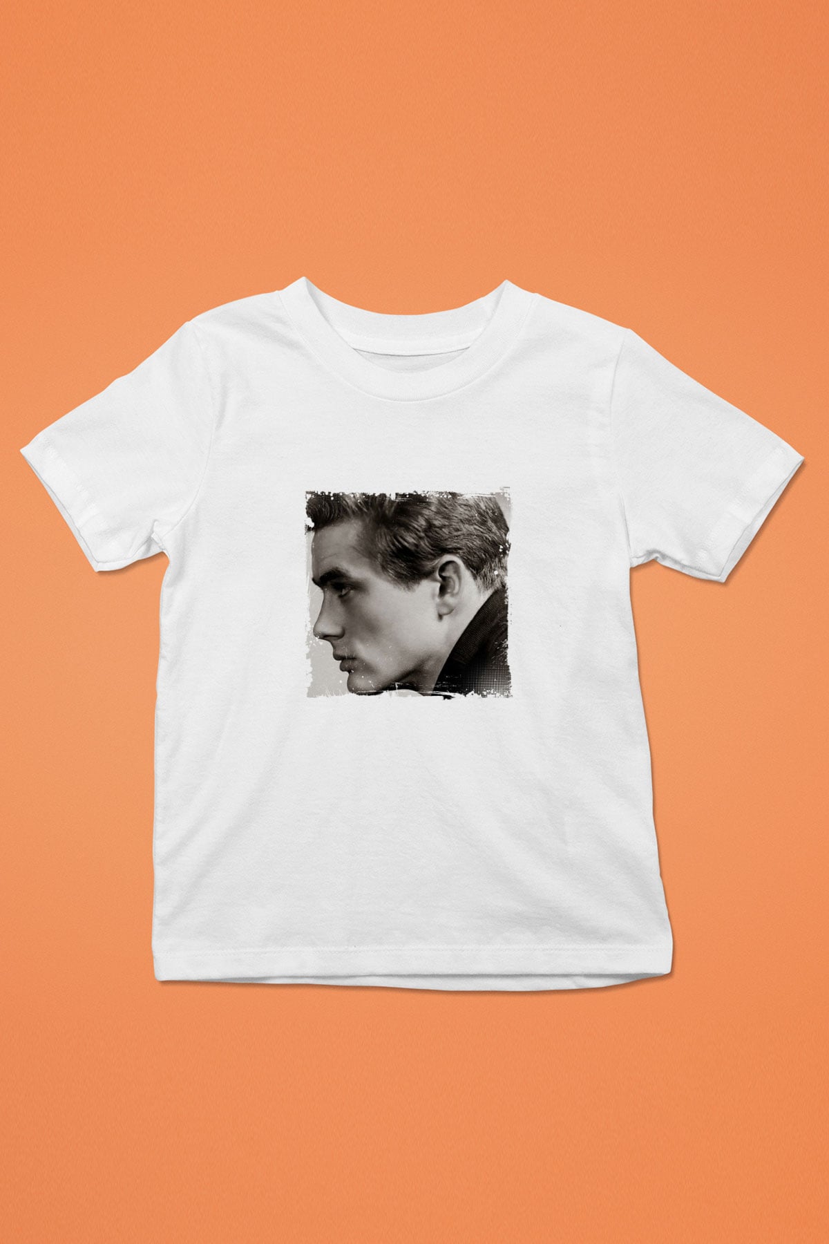 James Dean Unisex Baskılı Beyaz Çocuk Tişört
