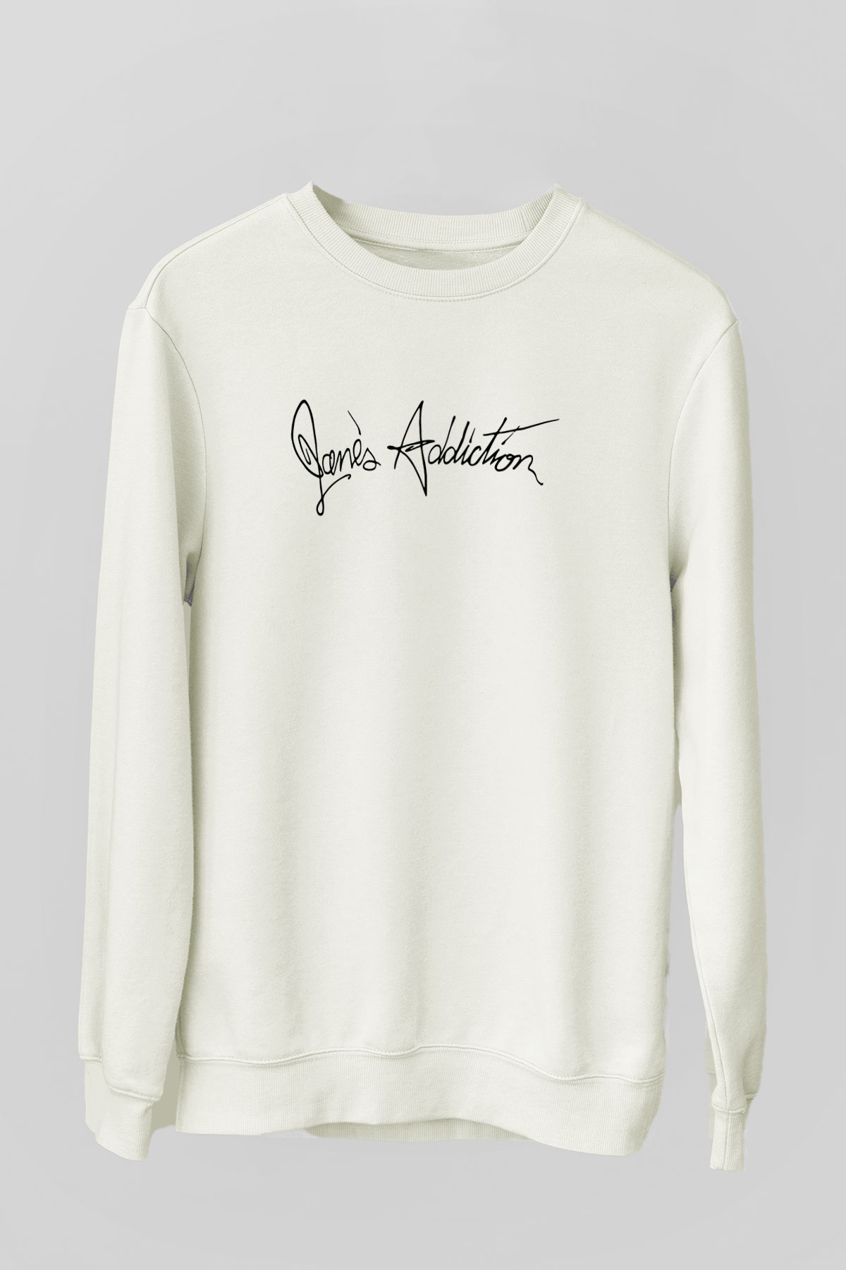 Jane's Addiction Beyaz Unisex Sweatshirt