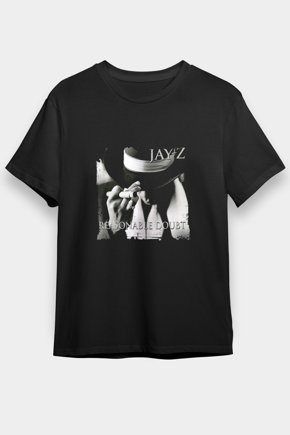 Jay-Z Baskılı Unisex Siyah Tişört