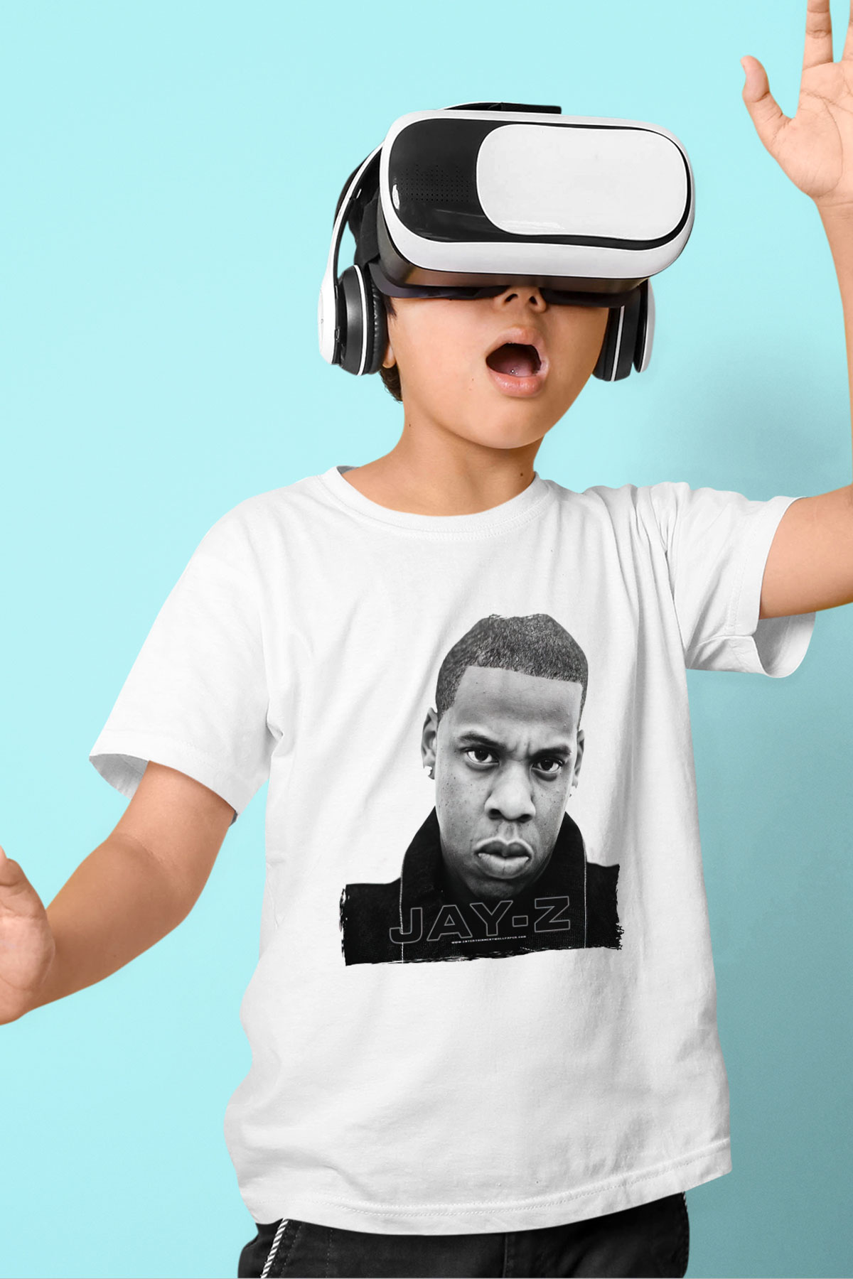 Jay-Z Beyaz Unisex Çocuk Tişört