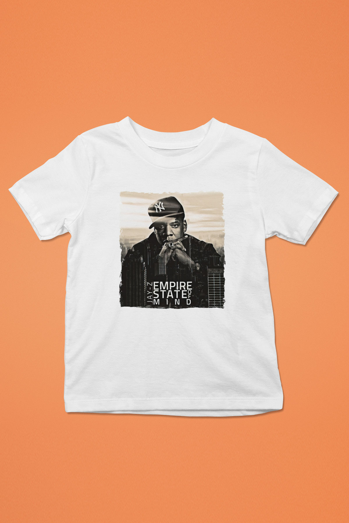 Jay-Z Beyaz Unisex Çocuk Tişört