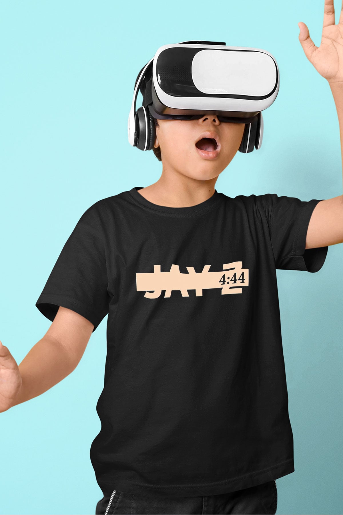 Jay-Z Siyah Unisex Çocuk Tişört
