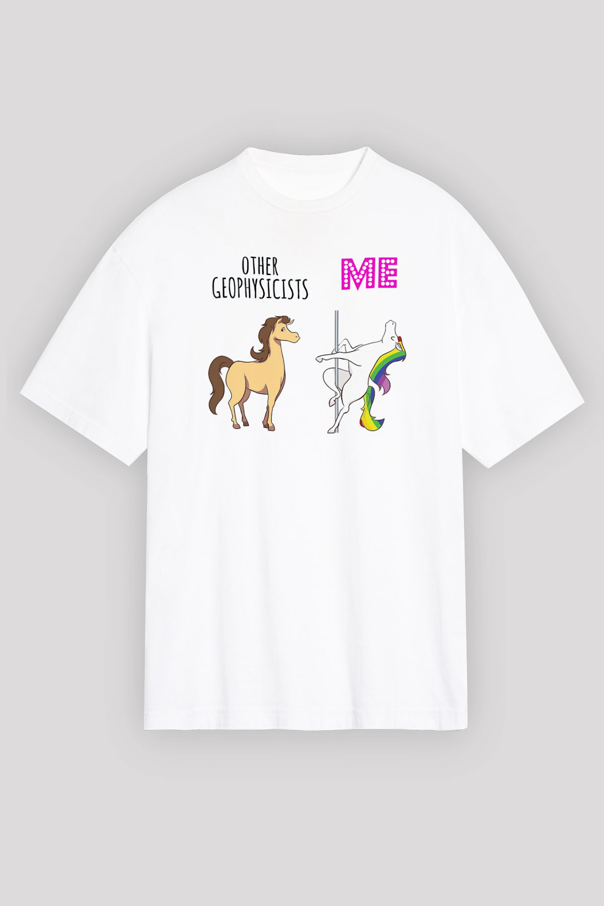 Jeofizik mühendisi Beyaz Unisex Tişört T-Shirt - TişörtFabrikası