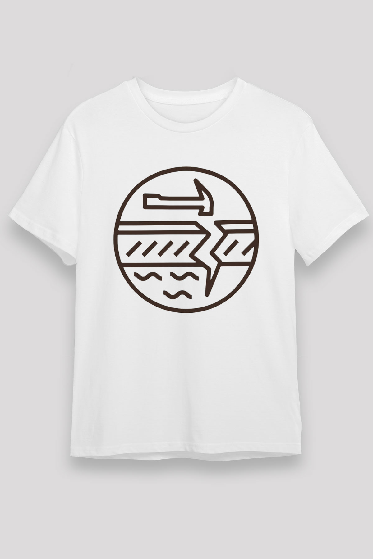 Jeolog Beyaz Unisex Tişört T-Shirt - TişörtFabrikası