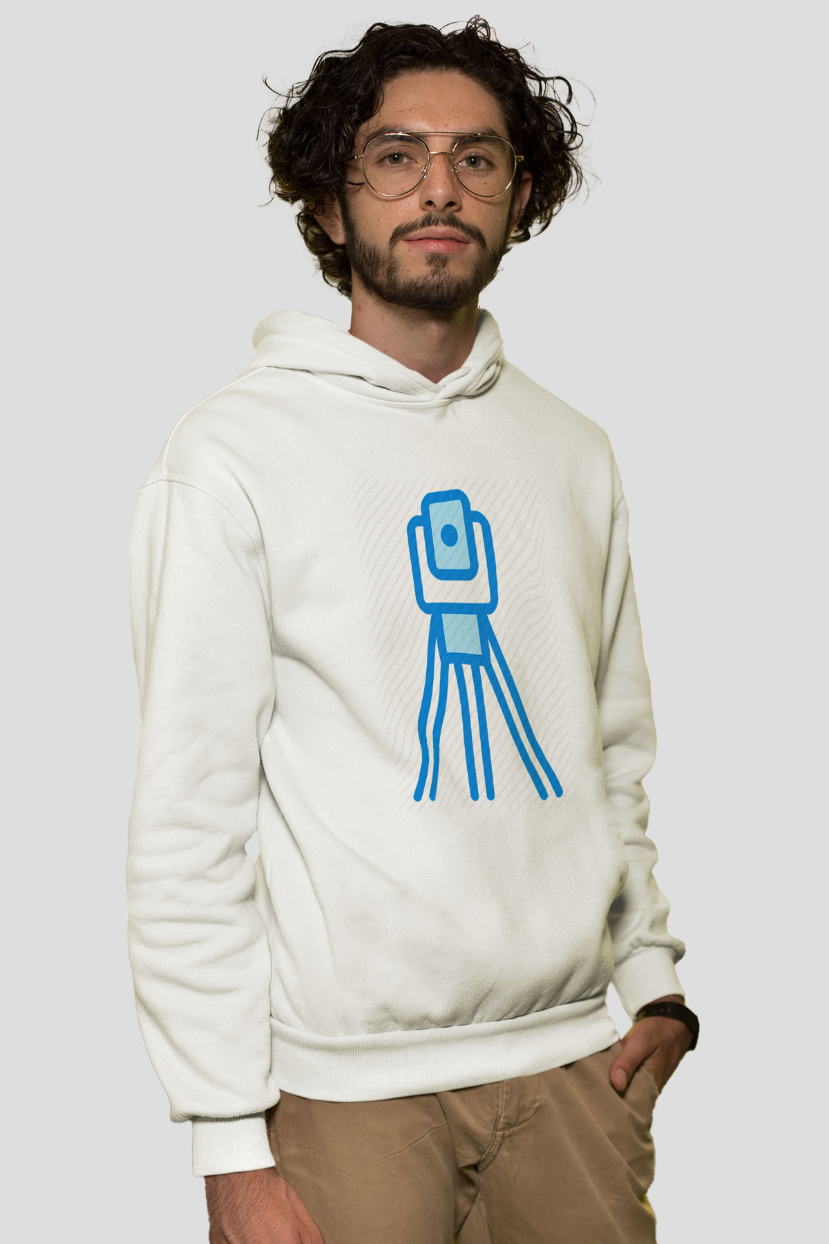 Jeoloji mühendisi Beyaz Unisex Hoodie