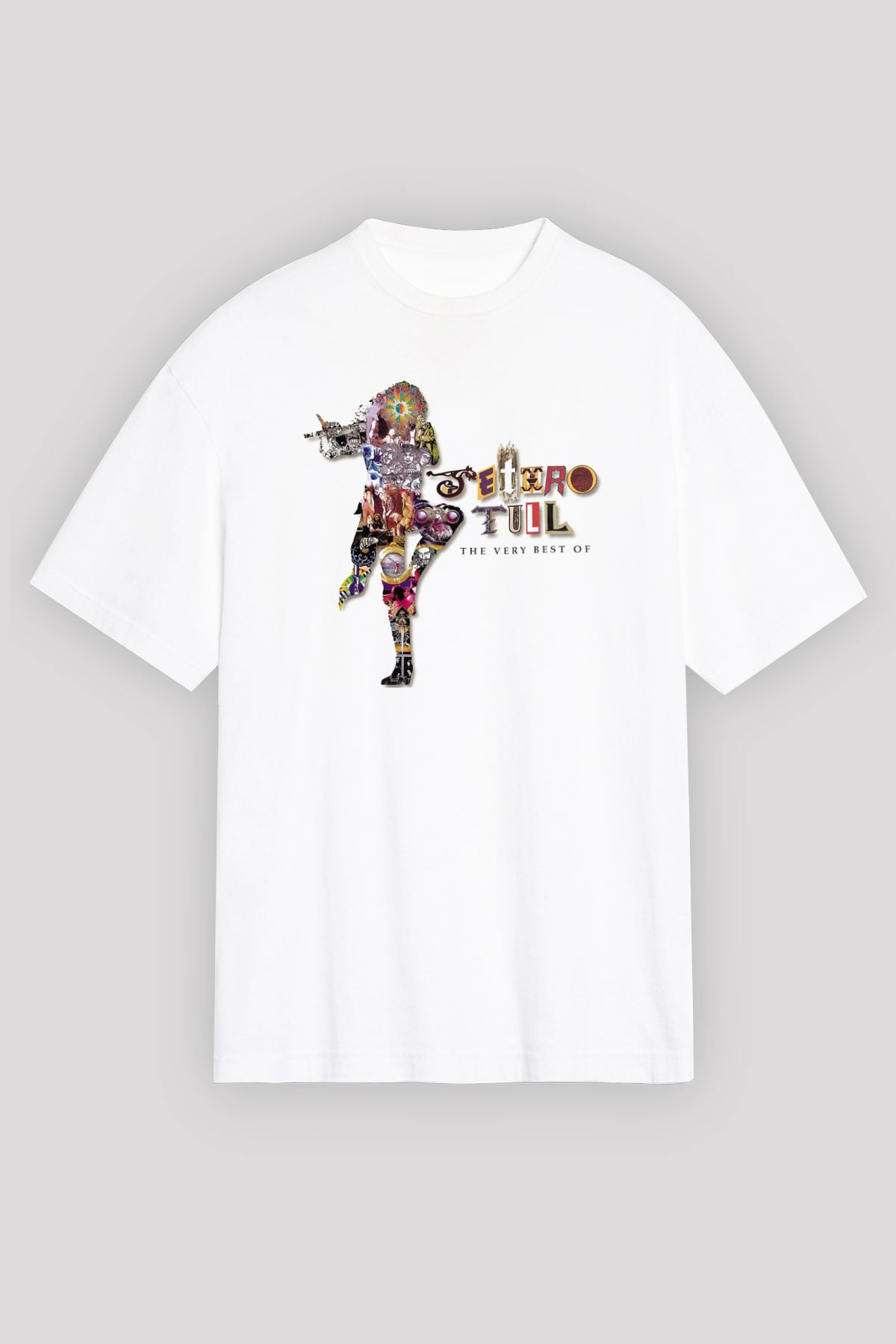 Jethro Tull Beyaz Unisex Oversize Tişört T-Shirt