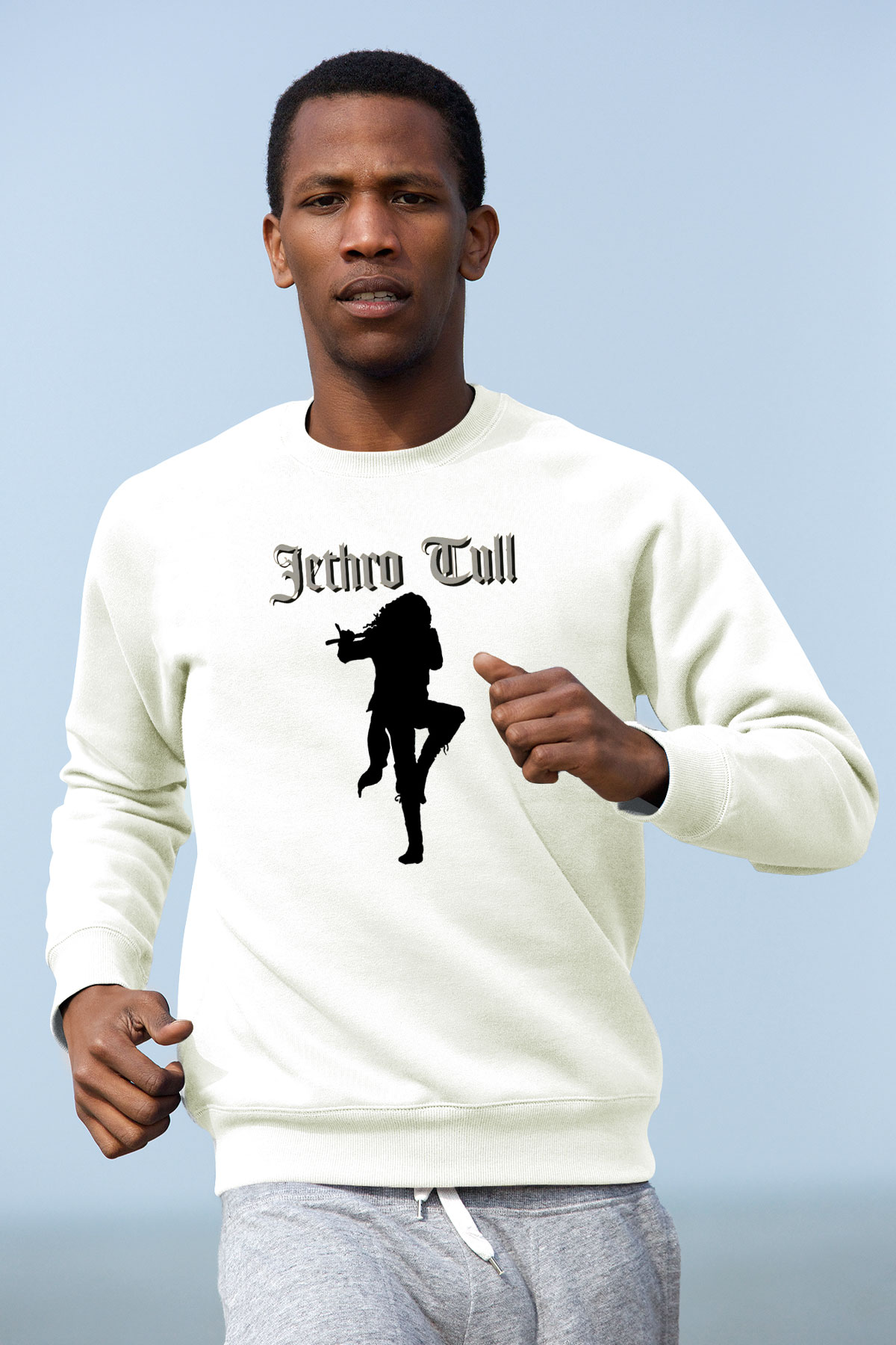 Jethro Tull Beyaz Unisex Sweatshirt