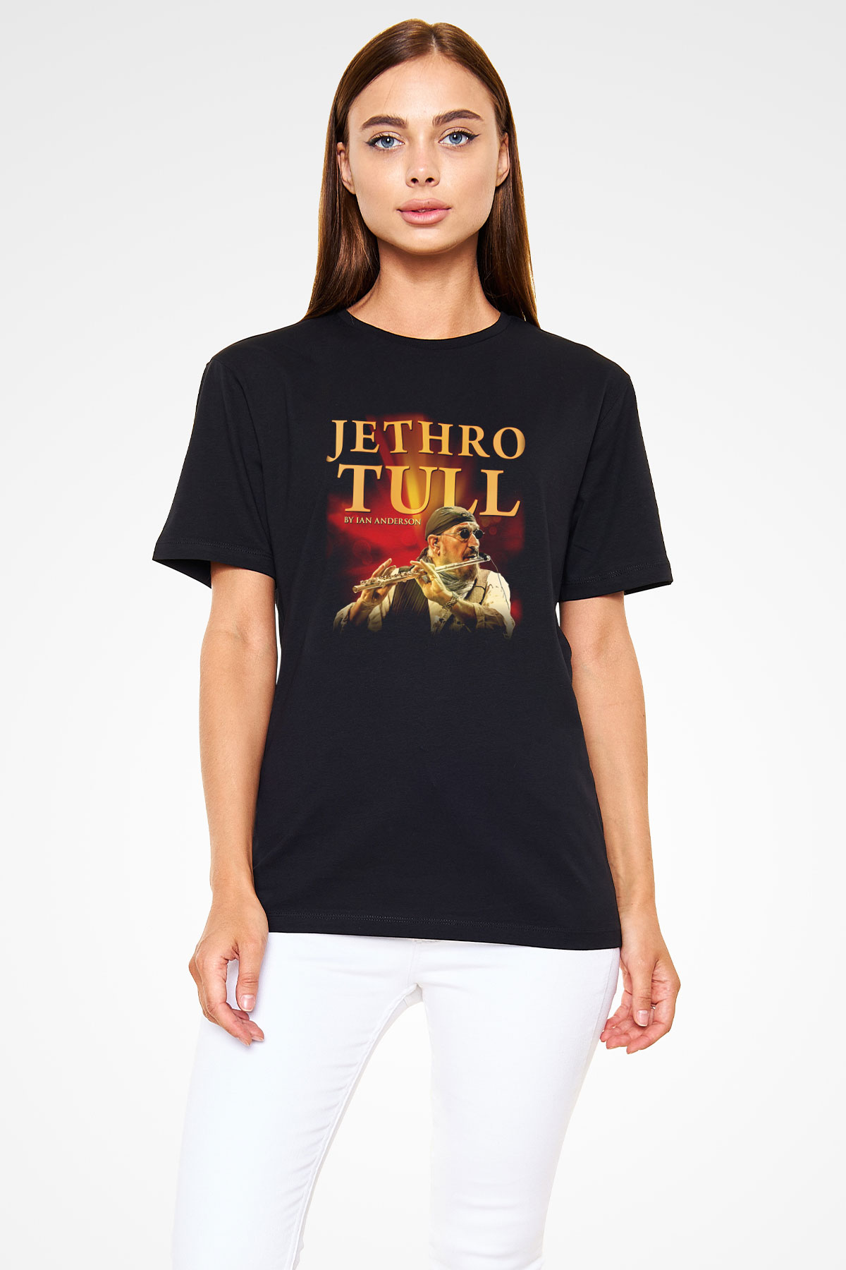 Jethro Tull Siyah Unisex Tişört T-Shirt - TişörtFabrikası
