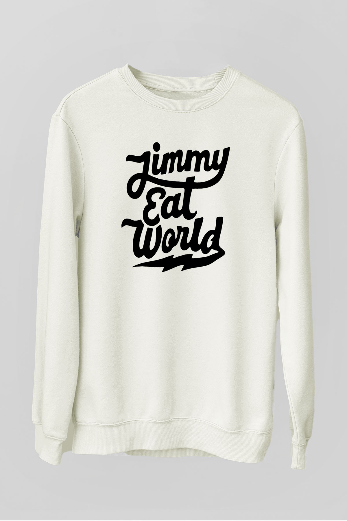 Jimmy Eat World Beyaz Unisex Sweatshirt