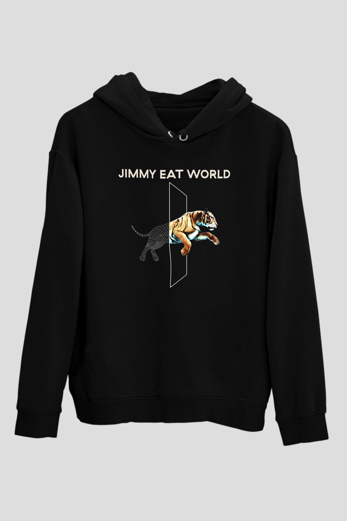 Jimmy Eat World Siyah Unisex Kapüşonlu Sweatshirt