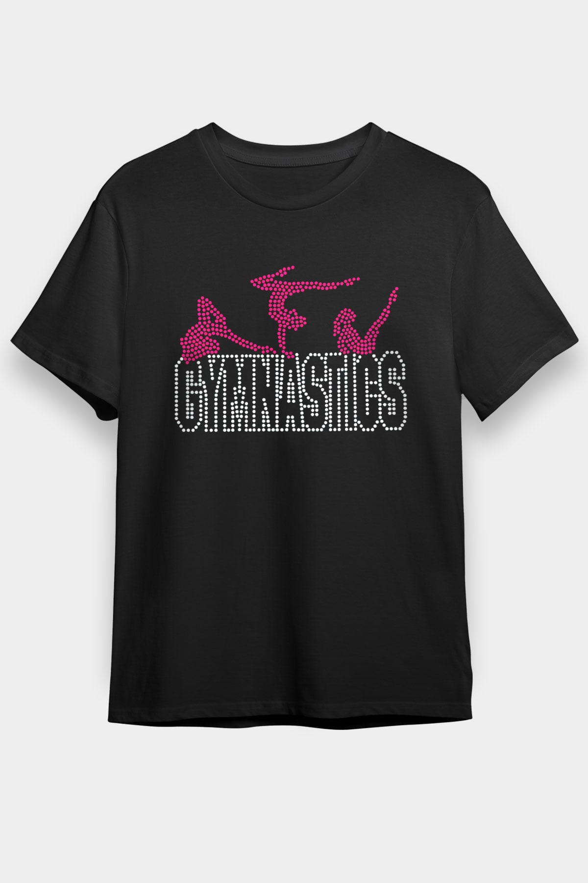 Jimnastik Siyah Unisex Tişört T-Shirt - TişörtFabrikası