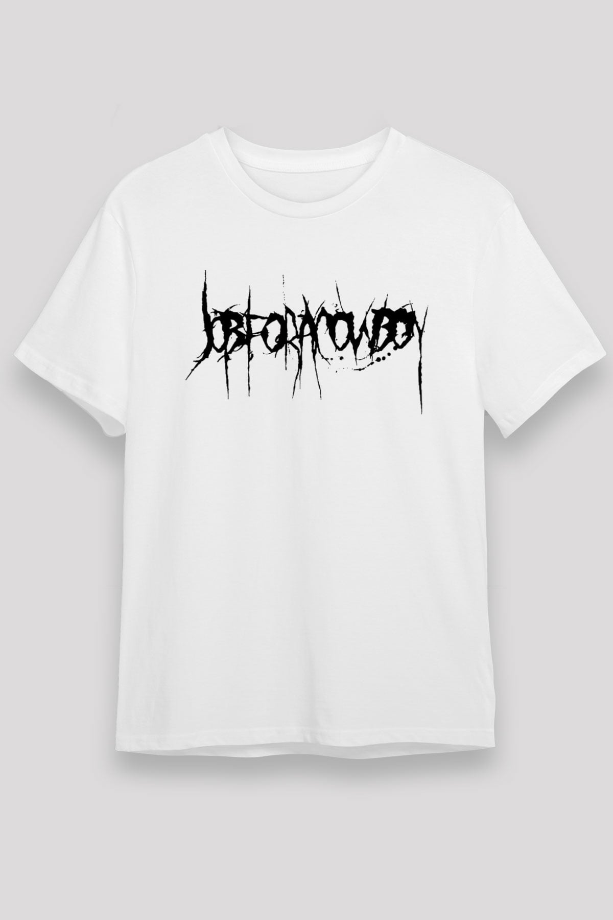 Job for a Cowboy Beyaz Unisex Tişört T-Shirt - TişörtFabrikası