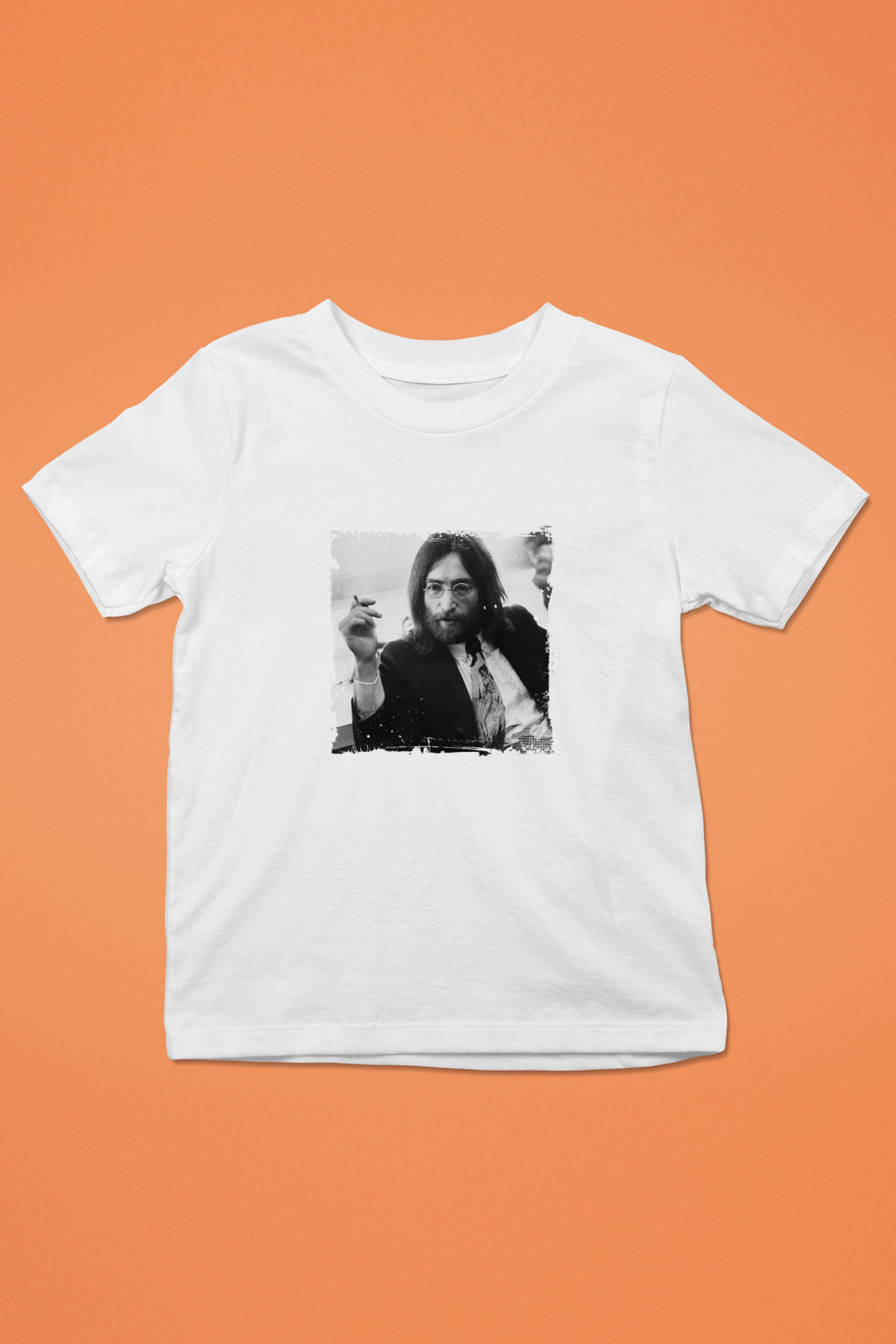 John Lennon Unisex Baskılı Beyaz Çocuk Tişört