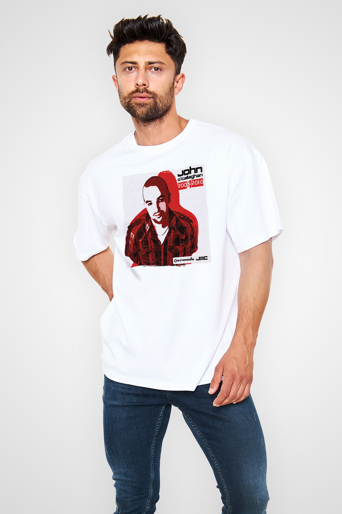 John O'callaghan Beyaz Unisex Tişört T-Shirt - TişörtFabrikası
