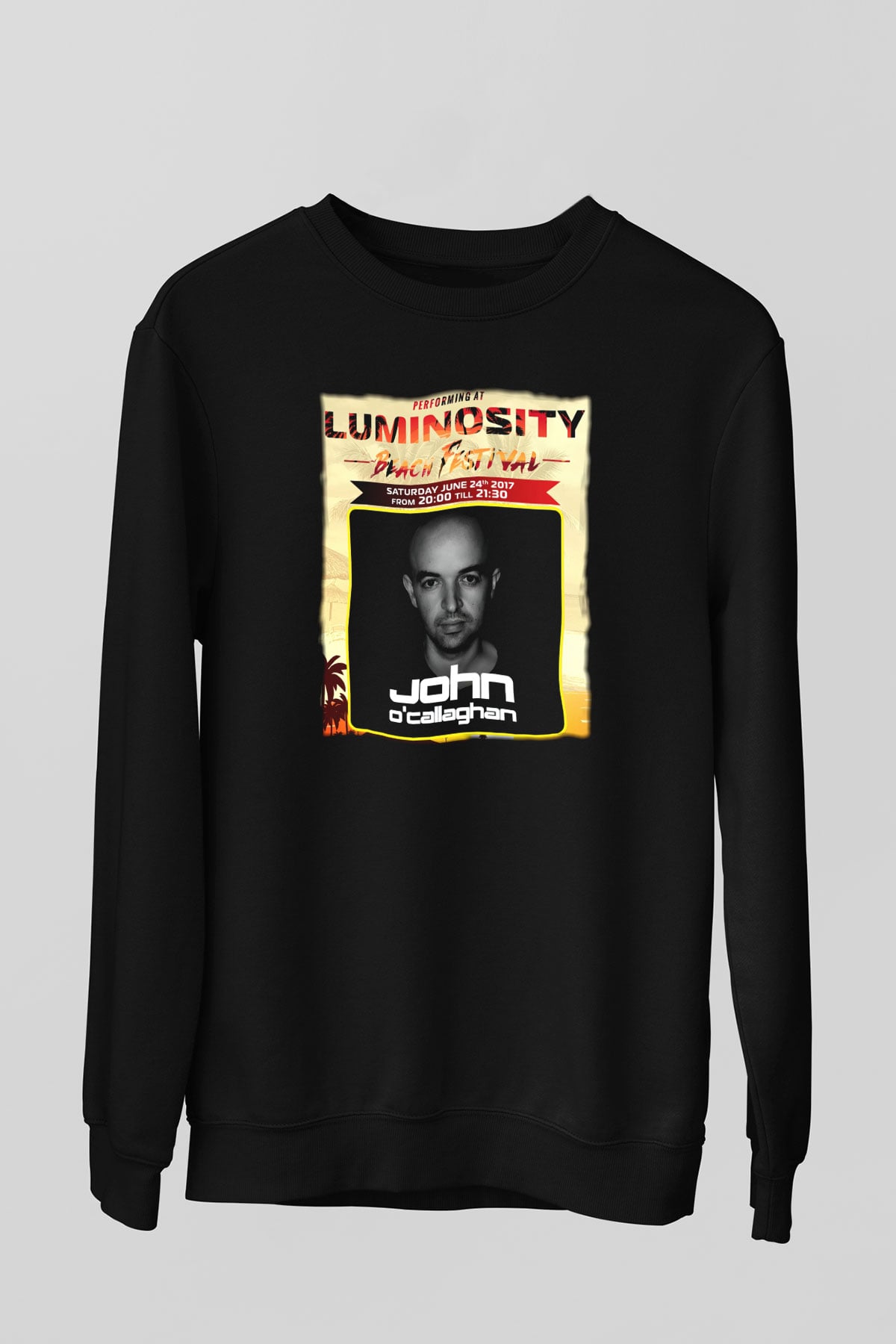 John O'callaghan Siyah Unisex Sweatshirt