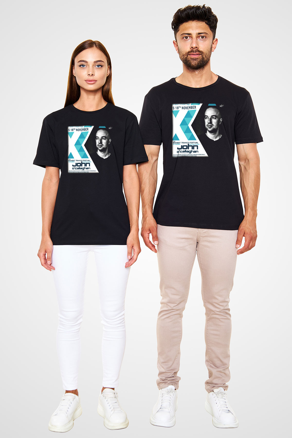 John O'callaghan Siyah Unisex Tişört T-Shirt - TişörtFabrikası