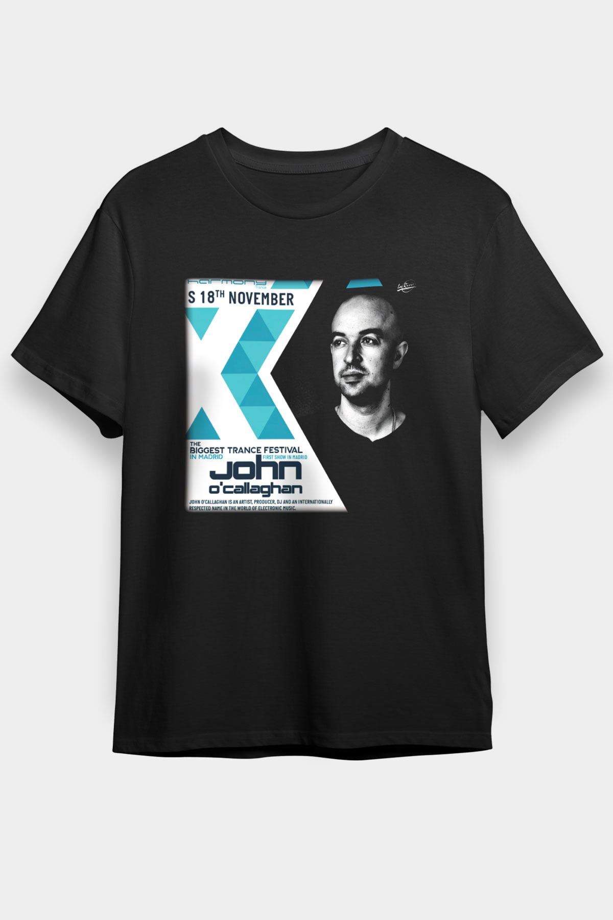 John O'callaghan Siyah Unisex Tişört T-Shirt - TişörtFabrikası