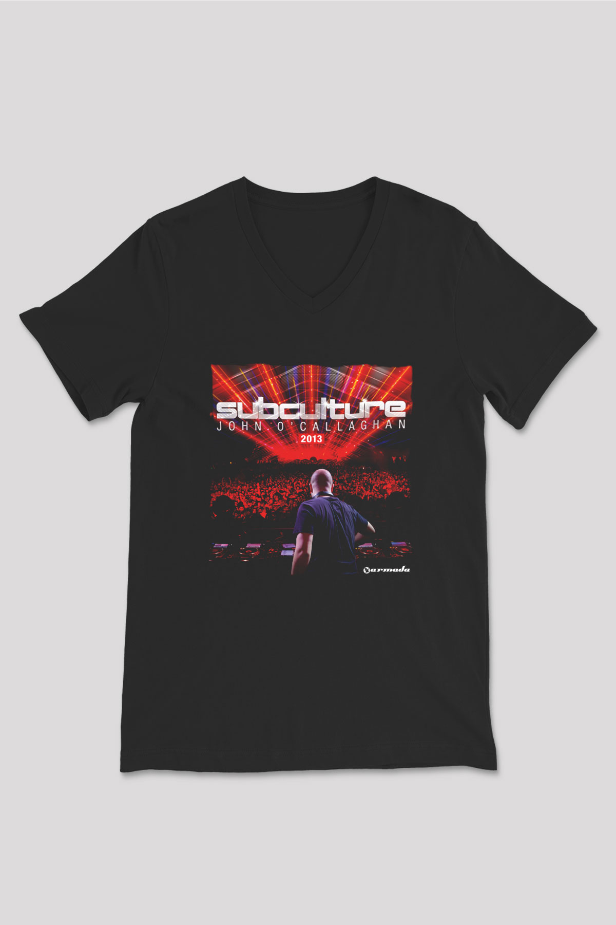 John O'callaghan Siyah Unisex V Yaka Tişört