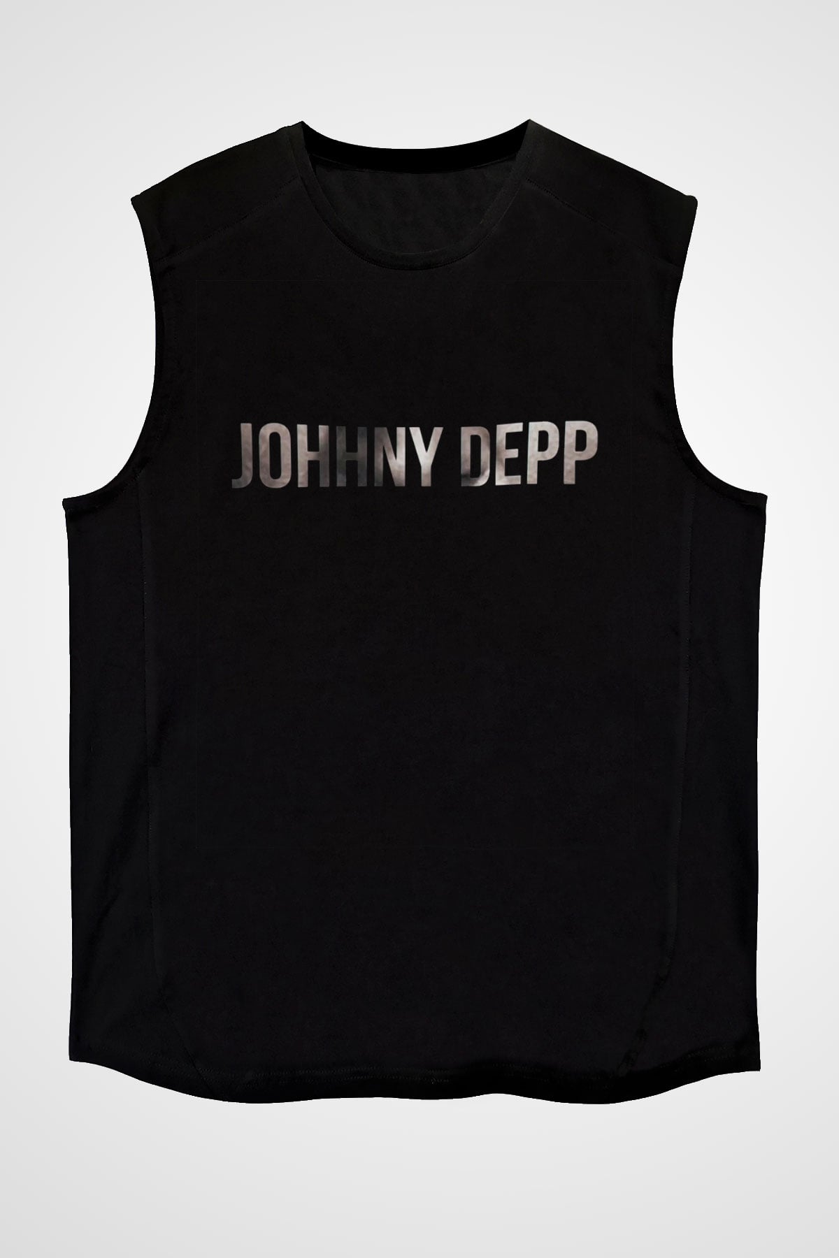 Johnny Depp Siyah Unisex Kolsuz Tişört