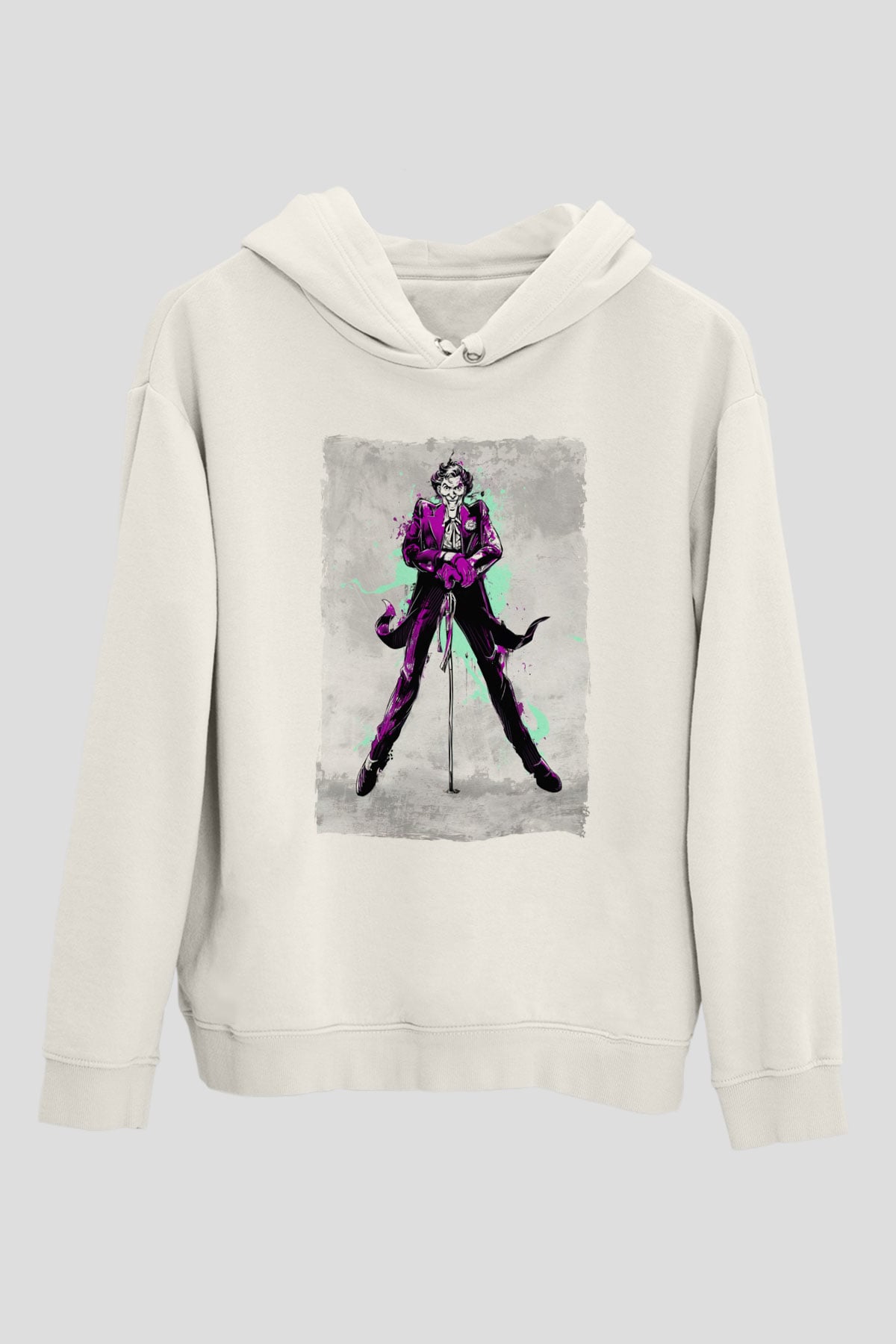 JokerBeyaz  Unisex Hoodie