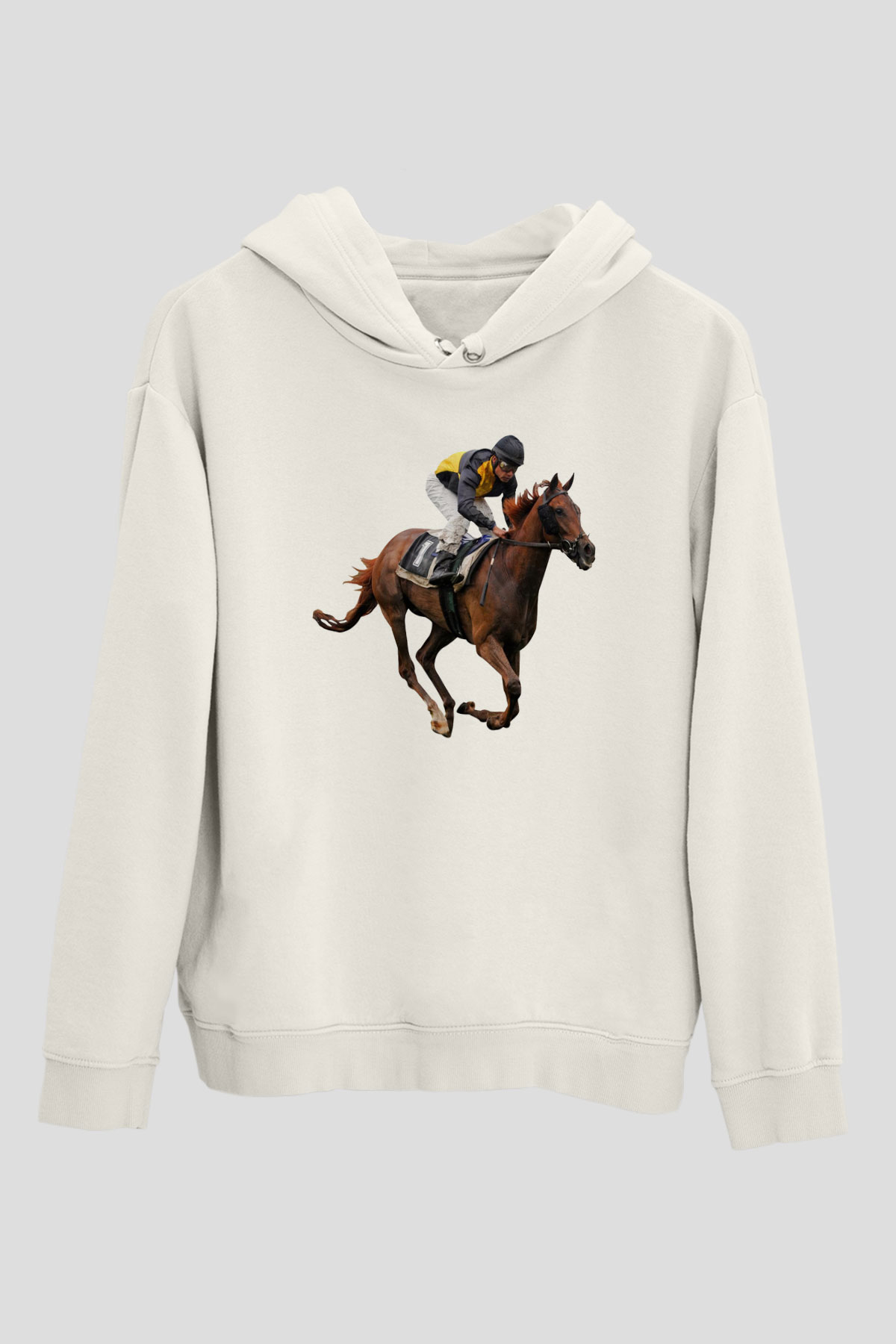 Jokey Beyaz Unisex Hoodie