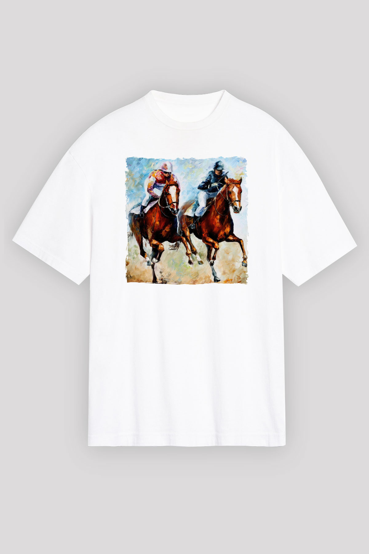 Jokey Beyaz Unisex Tişört T-Shirt - TişörtFabrikası