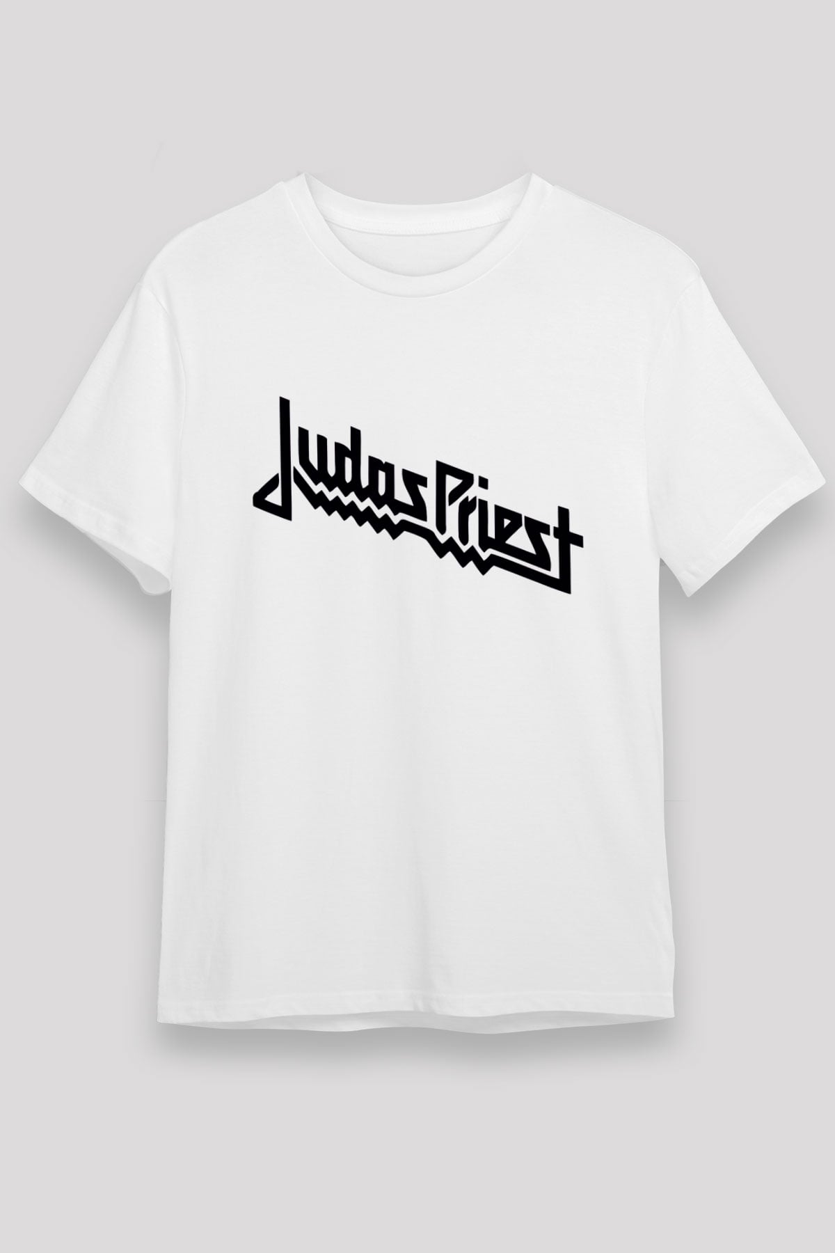 Judas Priest Beyaz Unisex Tişört T-Shirt - TişörtFabrikası