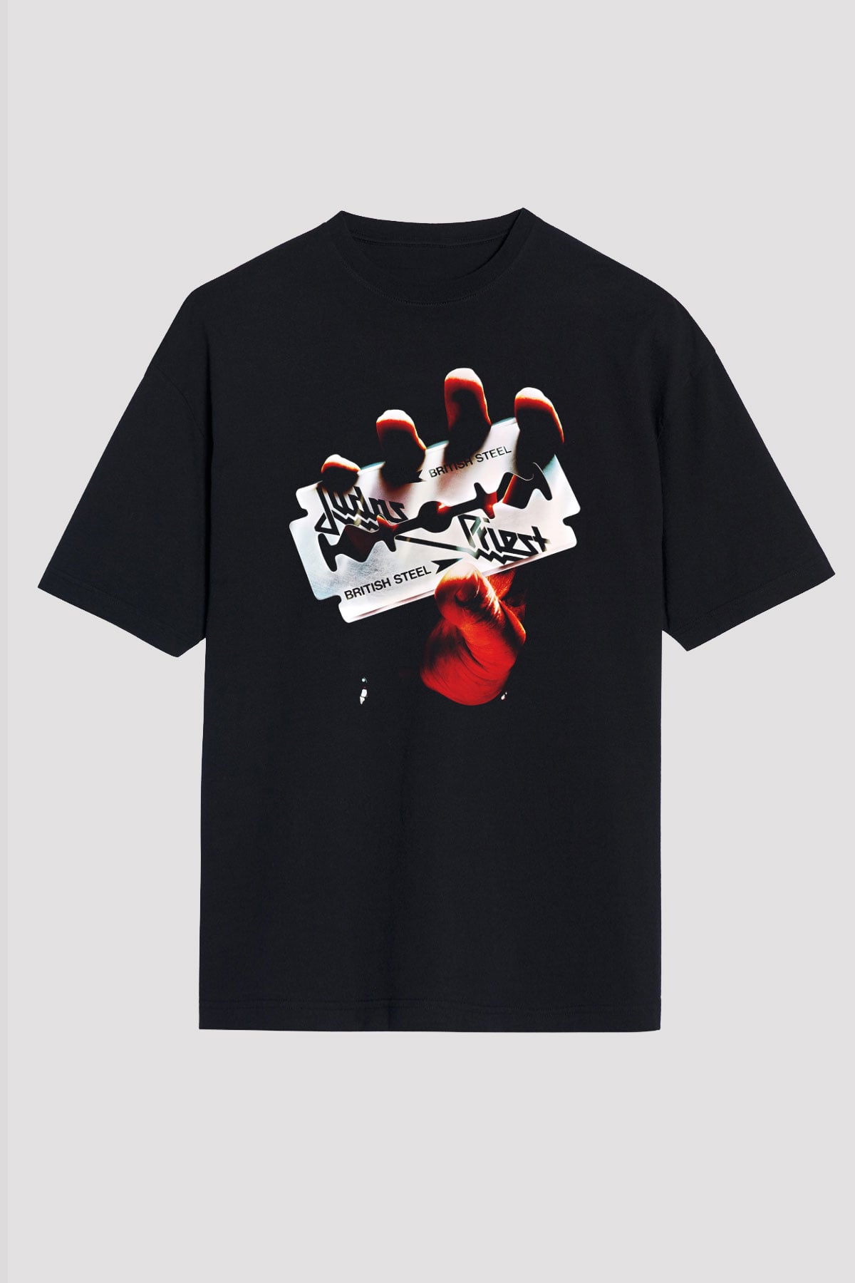 Judas Priest Siyah Unisex Oversize Tişört T-Shirt