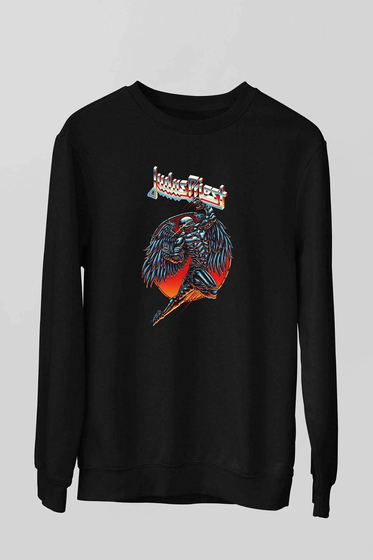 Judas Priest Siyah Unisex Sweatshirt