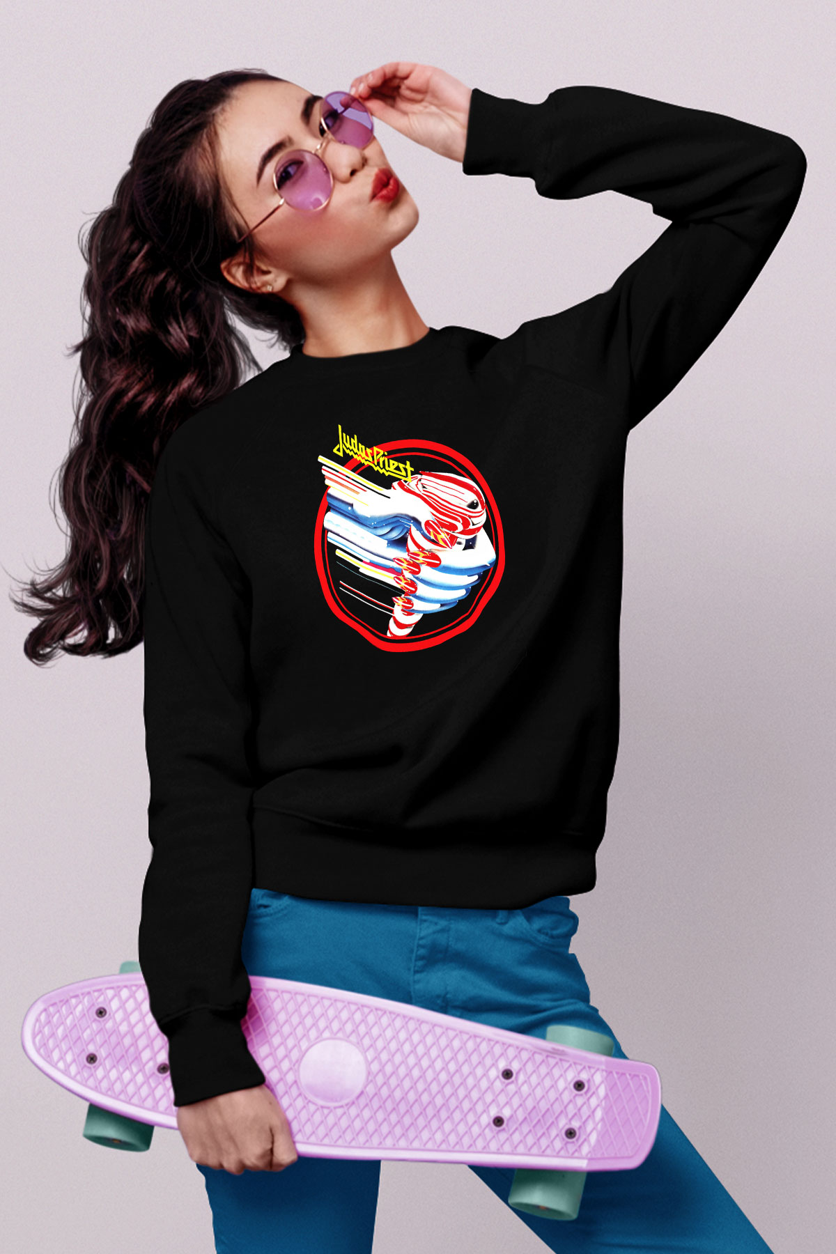 Judas Priest Siyah Unisex Sweatshirt