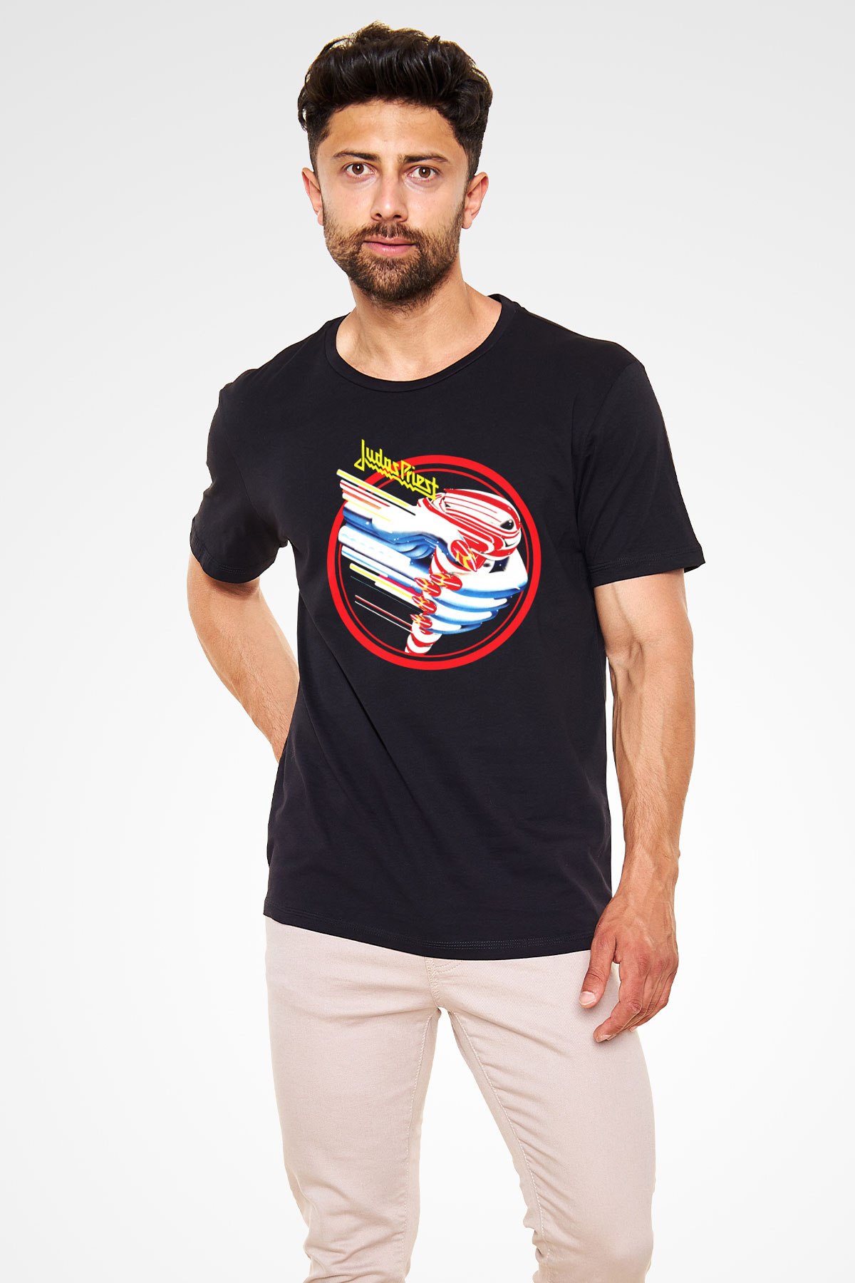 Judas Priest Siyah Unisex Tişört T-Shirt - TişörtFabrikası