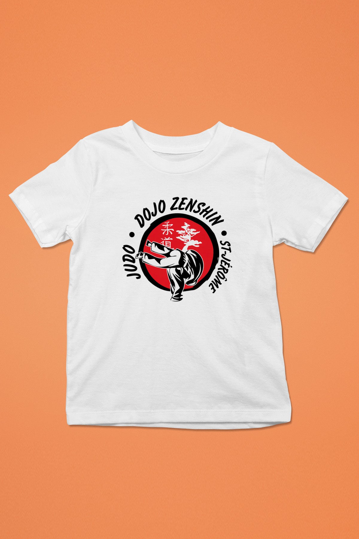 Judo Beyaz Unisex Çocuk Tişört