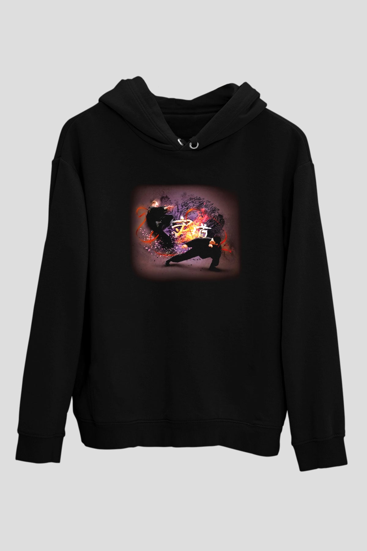 Judo Siyah Unisex Hoodie