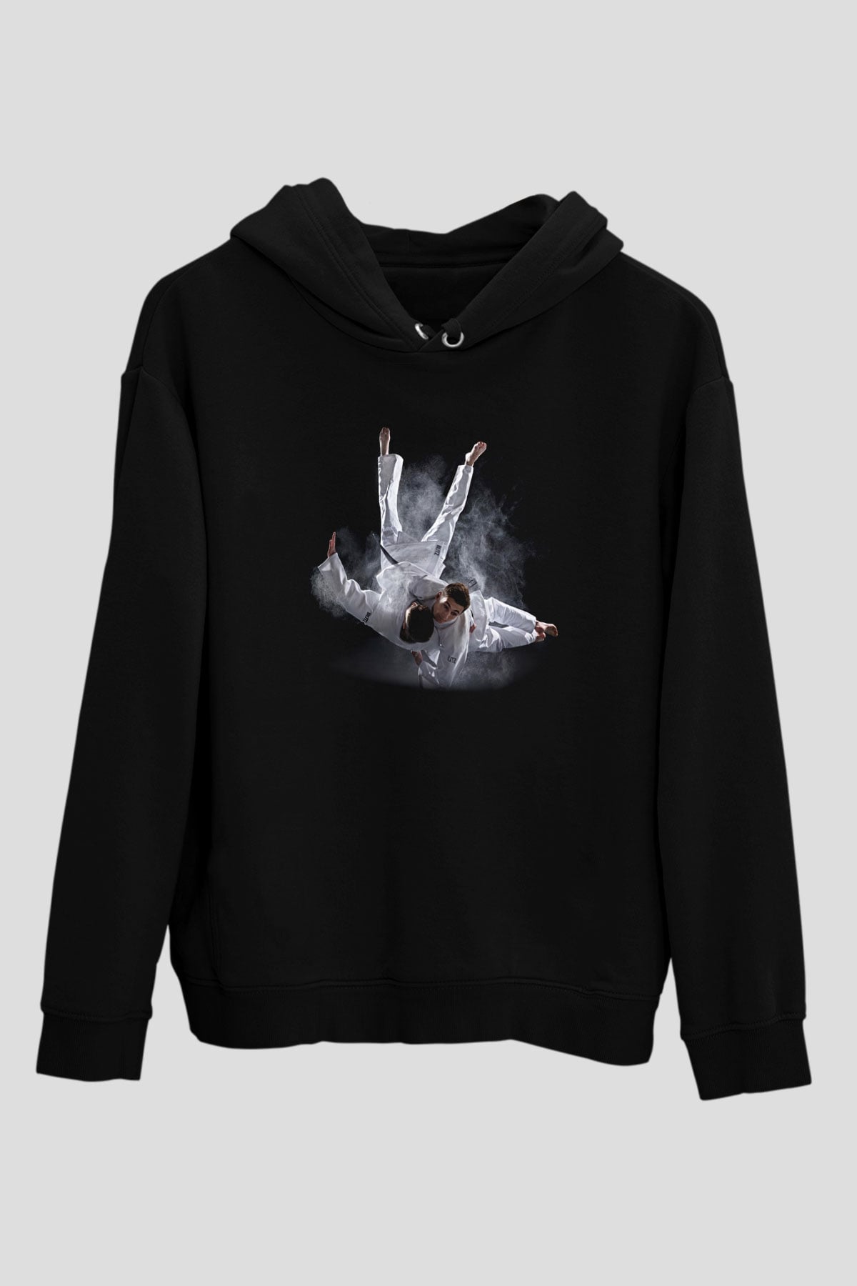 Judo Siyah Unisex Hoodie