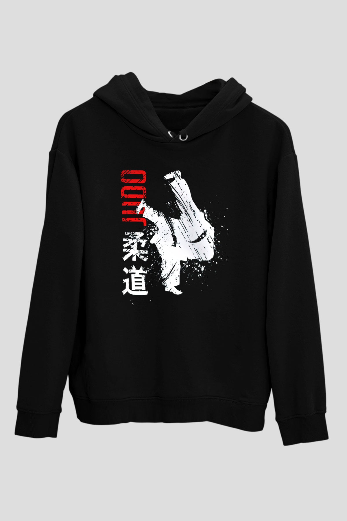 Judo Siyah Unisex Hoodie