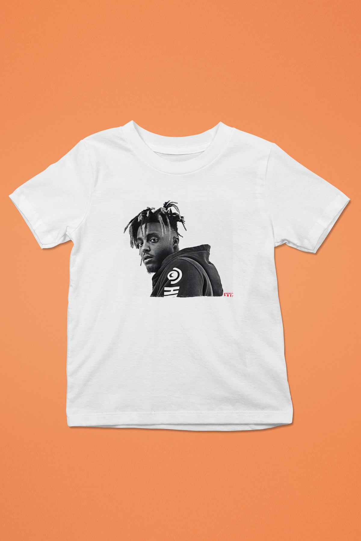 Juice Wrld Baskılı Beyaz Unisex Beyaz Çocuk Tişört - Tshirt