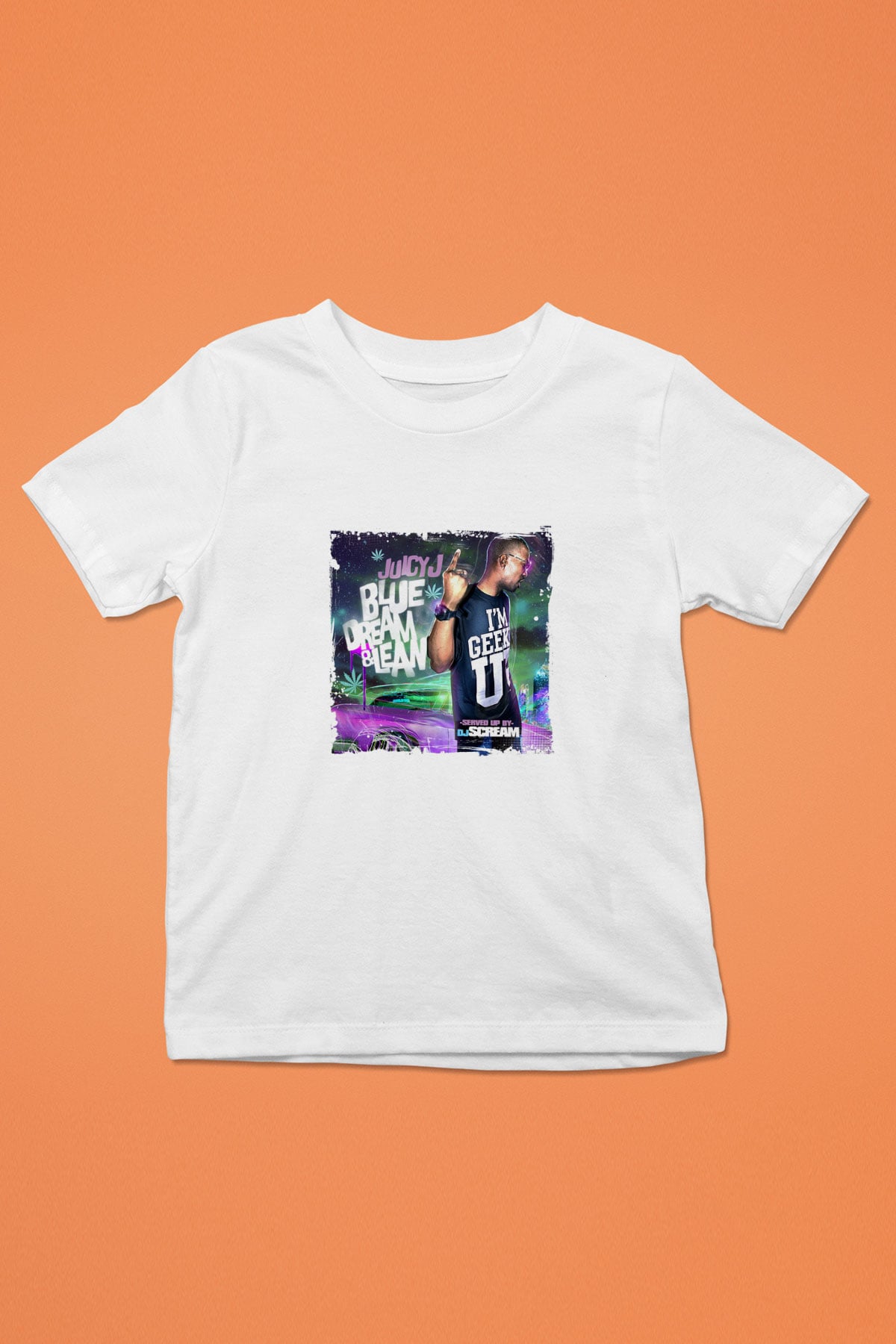 Juicy J Baskılı Unisex Beyaz Çocuk Tişört