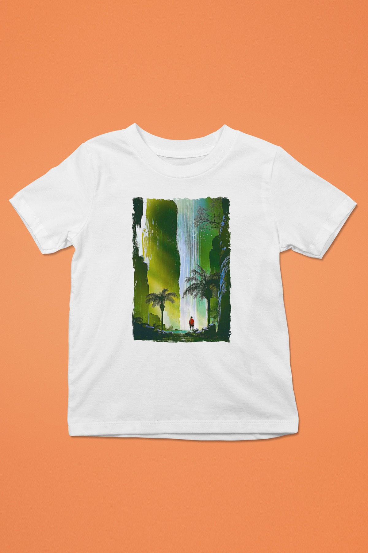 Jumanji Baskılı Beyaz Unisex Beyaz Çocuk Tişört - Tshirt