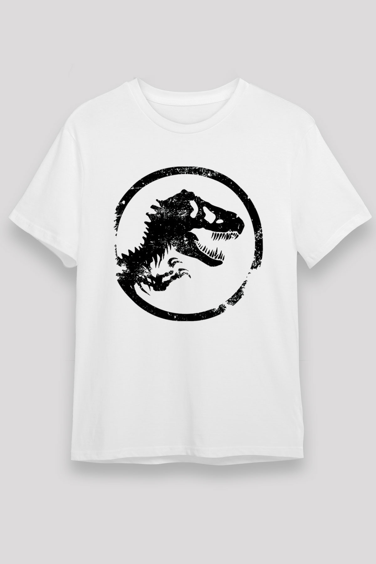 Jurassic Park Beyaz Unisex Tişört T-Shirt