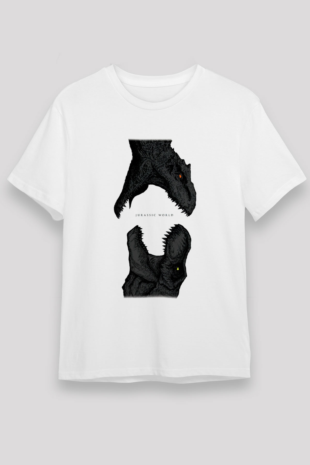 Jurassic Park Beyaz Unisex Tişört T-Shirt