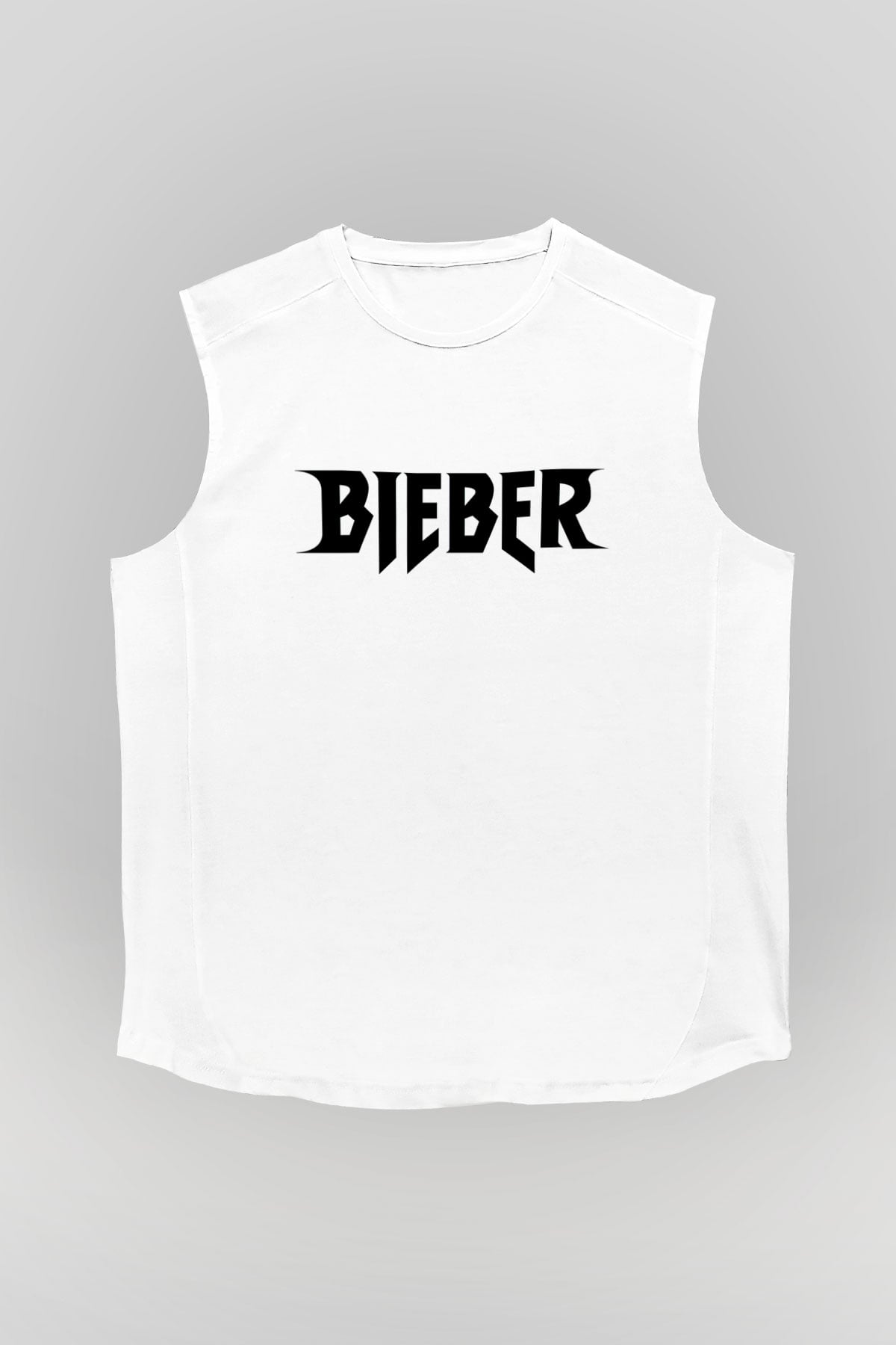Justin Bieber Beyaz Unisex Kolsuz Tişört