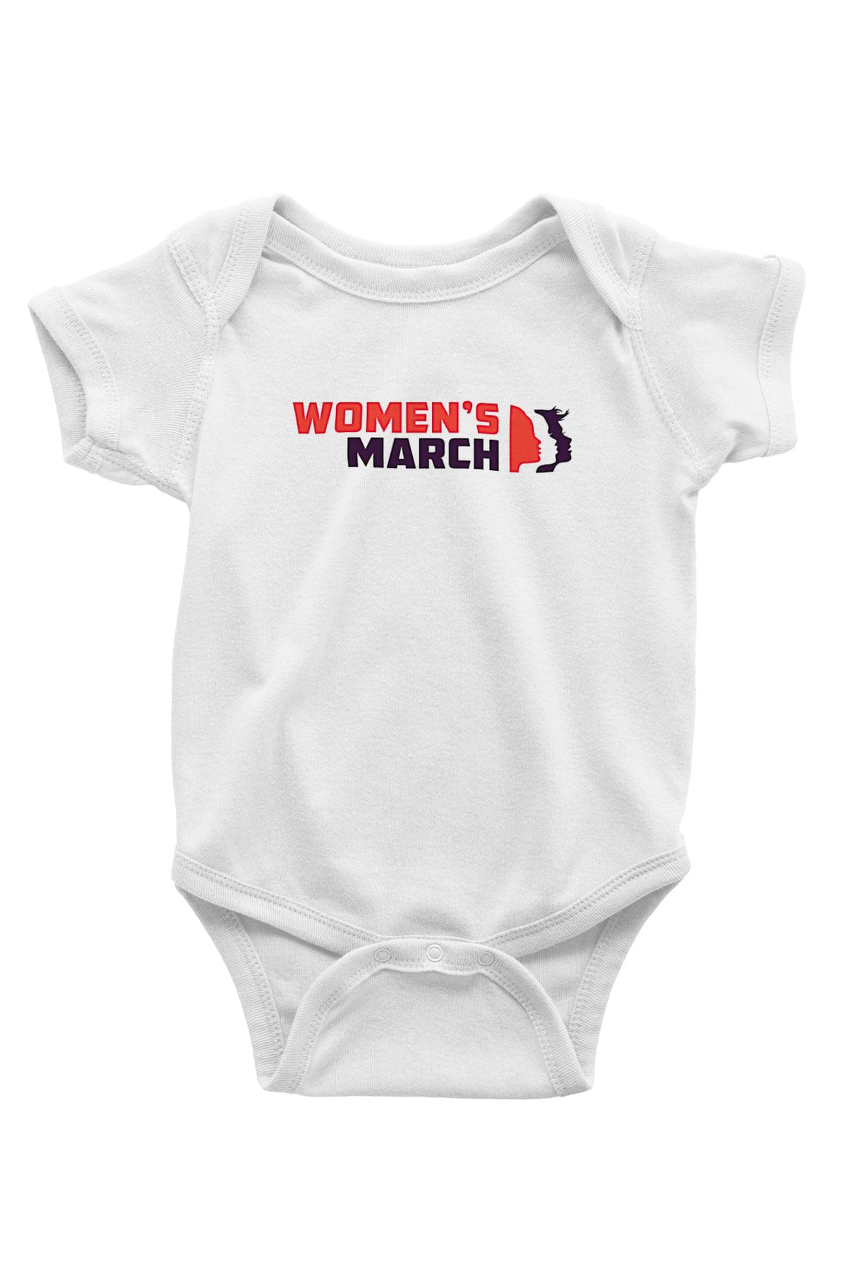 Kadınlar Günü Baskılı Beyaz Unisex Bebek Body - Zıbın